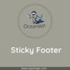 OceanWP Sticky Footer