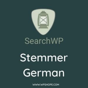 SearchWP German Keyword Stemmer