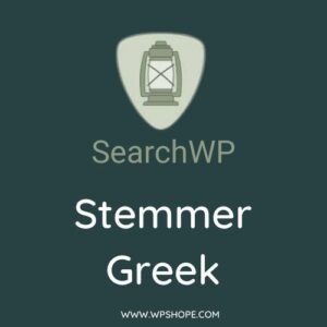 SearchWP Greek Keyword Stemmer