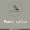 OceanWP Footer Callout