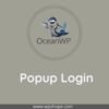 OceanWP Popup Login