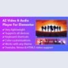 AZ Video and Audio Player Addon for Elementor v2.0.0