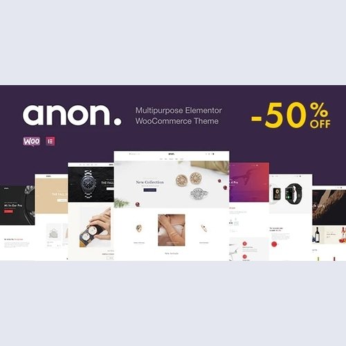 Anon - Multipurpose Elementor WooCommerce Theme