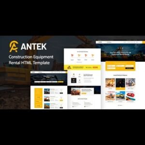 Antek v1.0 - Construction Equipment Rental HTML