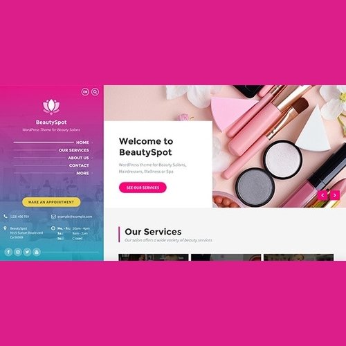 BeautySpot - WordPress Theme for Beauty Salons