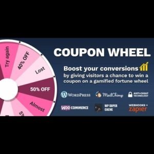 Coupon Wheel For WooCommerce and WordPress v3.3.8