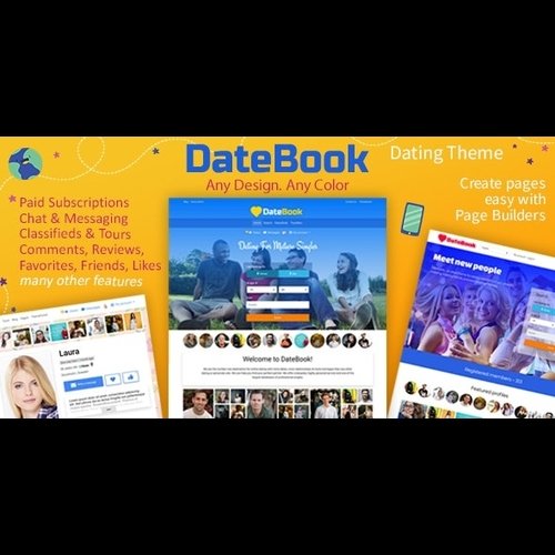 DateBook- Dating WordPress Theme