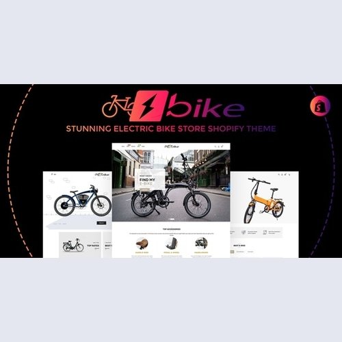 E-BIKE V1.0.0 - STUNNING ELECTRIC BICYCLE STORE RESPONSIVE SHOPIFY THEME