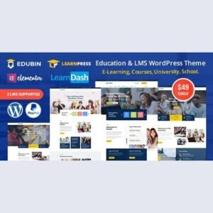 Edubin - Education LMS WordPress Theme