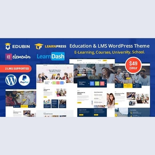 Edubin - Education LMS WordPress Theme
