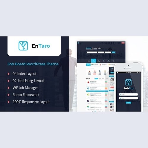 Entaro v3.18 - Job Portal WordPress Theme