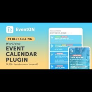 EventOn WordPress Event Calendar Plugin+ Addons