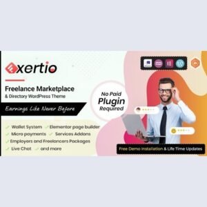 Exertio - Freelance Marketplace WordPress Theme