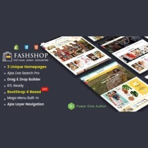 FASHSHOP V1.0 - MULTIPURPOSE SECTIONED DRAG & DROP BOOTSTRAP 4 SHOPIFY THEME