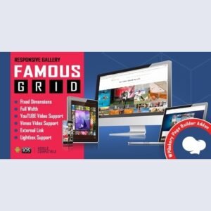 Famous v1.0.3 - Responsive Image & Video Grid Gallery for WPBakery Page Builder