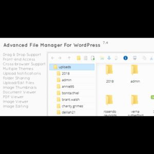 File Manager Plugin For Wordpress v7.5.4