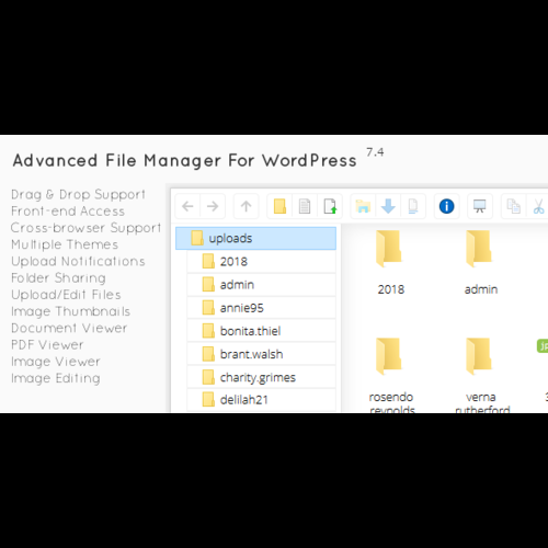 File Manager Plugin For Wordpress v7.5.4