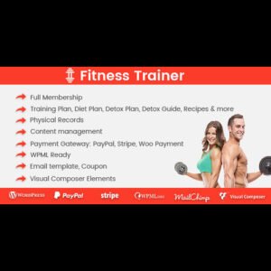 Fitness Trainer v1.5.4 - Training Membership Plugin