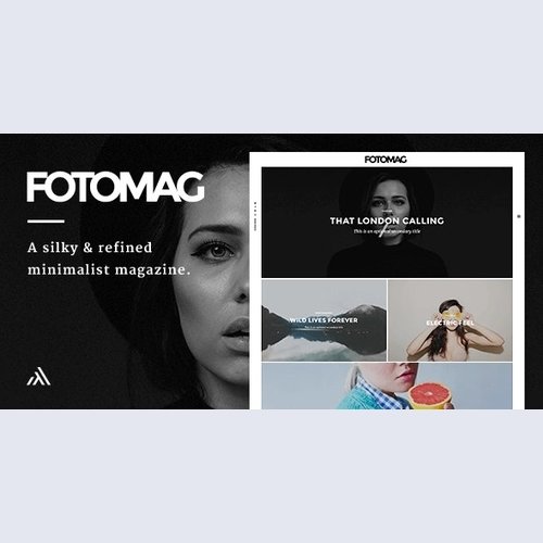 Fotomag v2.0.5 - A Silky Minimalist Blogging Magazine