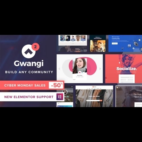 Gwangi - PRO Multi-Purpose Membership, Social Network & BuddyPress Community Theme