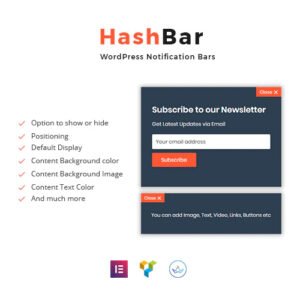 HashBar Pro v1.1.6 - WordPress Notification Bar