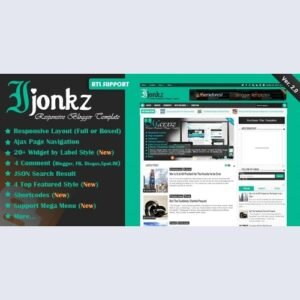 IJONKZ V2.0 - RESPONSIVE MAGAZINE/NEWS BLOGGER TEMPLATE
