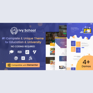 Ivy School – Education, University & School Theme