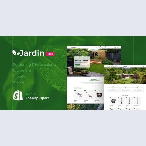 JARDIN V1.0.0 - GARDENING & HOUSEPLANTS EQUIPMENT RESPONSIVE SHOPIFY THEME
