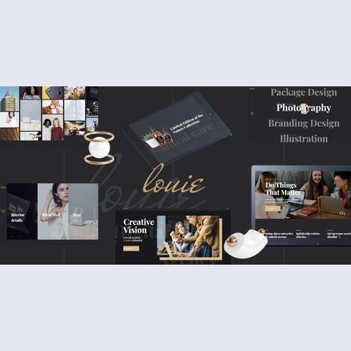 Louie - Modern Portfolio Theme for Agencies