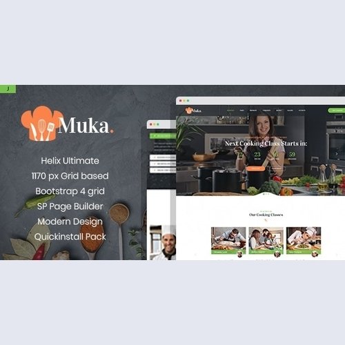 MUKA V1.0 - BAKERY AND COOKING CLASSES JOOMLA TEMPLATE