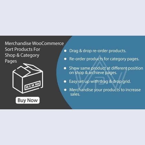 Merchandise WooCommerce - Sort Products For Shop & Category Pages