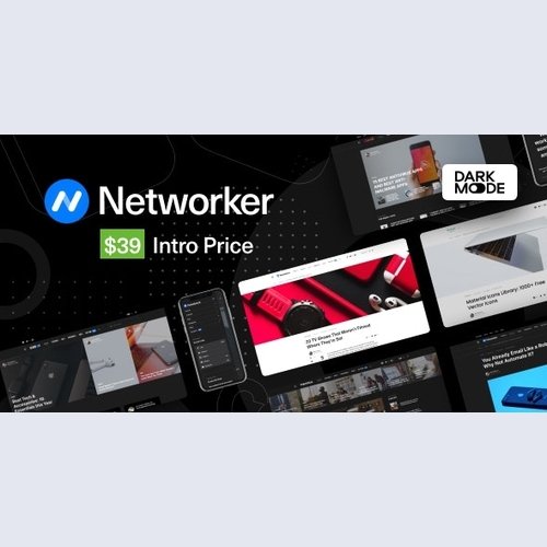 Networker - Tech News WordPress Theme with Dark Mode