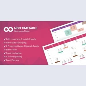 Noo Timetable v2.0.6.3 - Responsive Calendar & Auto Sync