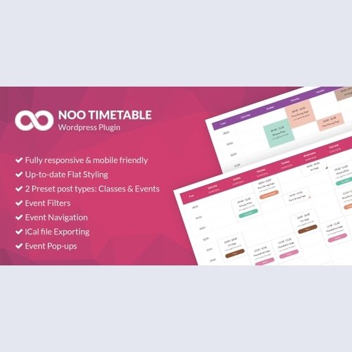 Noo Timetable v2.0.6.3 - Responsive Calendar & Auto Sync