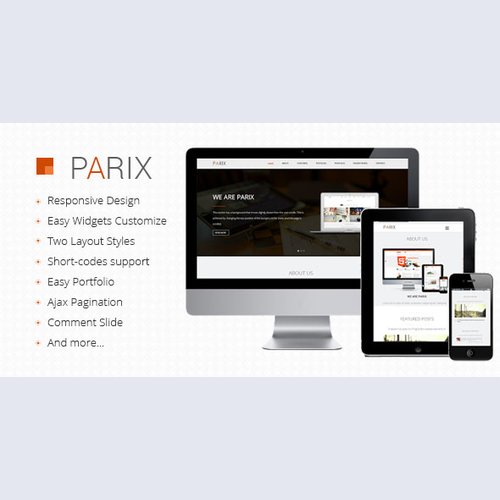 PARIX v1.0 - THEMEFOREST ONE PAGE BLOGGER TEMPLATE