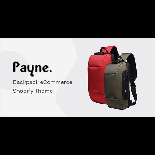Payne - Backpack eCommerce Shopify Theme