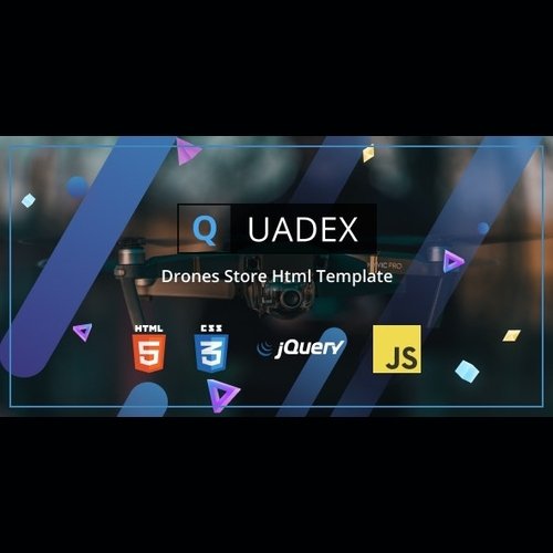 Quadex v1.0 - Drones Store Html Template