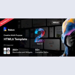 RAKON V2.0 - CREATIVE MULTI-PURPOSE LANDING PAGE HTML5 TEMPLATE (RTL SUPPORTED)
