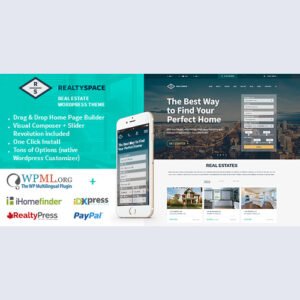 Realtyspace - Real estate WordPress Theme