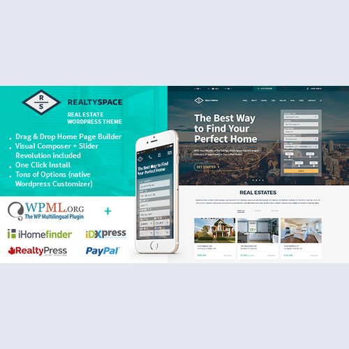 Realtyspace - Real estate WordPress Theme