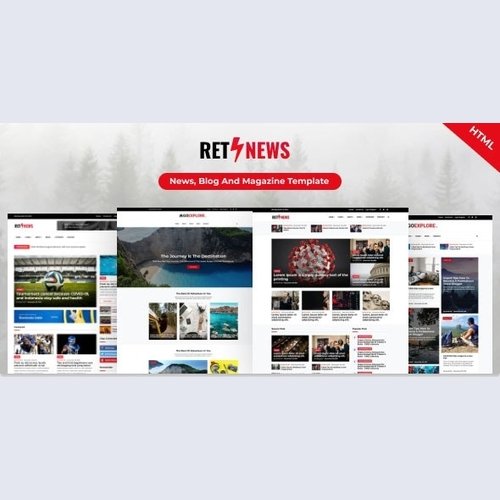 RETNEWS V1.0 - NEWS, BLOG & MAGAZINE TEMPLATE