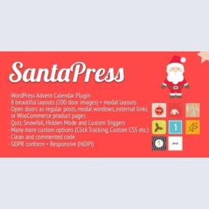 SantaPress v1.3.7 - WordPress Advent Calendar Plugin & Quiz