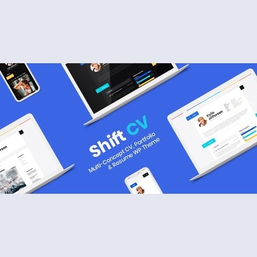 ShiftCV - Blog Resume Portfolio WordPress