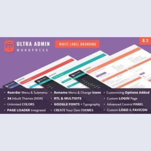 Ultra WordPress Admin Theme