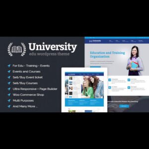 University - Education, Event and Course Theme