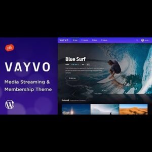 Vayvo - Media Streaming & Membership Theme