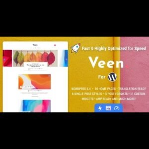 Veen - Minimal & Lightweight Blog for WordPress