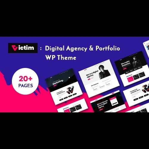 Victim - Digital Agency & Portfolio WordPress Theme