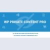 WP Private Content Pro v2.0