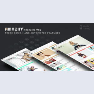 Amazin responsive blogger template v1.7
